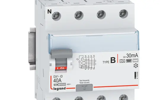 LEGRAND 411966 DX³ FI-Schutzschalter 4-polig 30mA Typ B 40 A