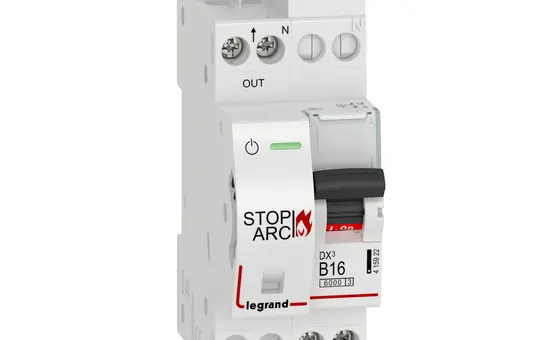 LEGRAND 415922 DX³ AFDD-Brandschutzschalter B-Char. 1P+N 16 A