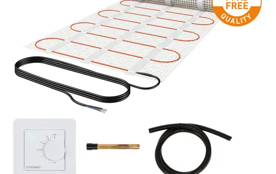 ETHERMA 46157 Netzheizmatten-Set eBASIC 150 W/m² | 5 m²