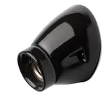 THPG 152651 Wandfassung MINIMAL Porzellan schwarz