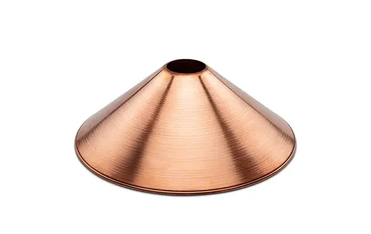 THPG 101214 Schirm MINIMAL Kegel, unlackiert | kupfer