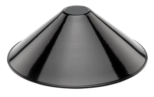 THPG 101258 Schirm MINIMAL Kegel, Stahlblech, lackiert | schwarz
