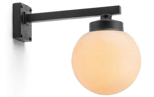THPG 104100 Wandleuchte Gußeisen | schwarz