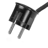 THPG 100870 Winkelstecker Duroplast Schutzkontakt | schwarz