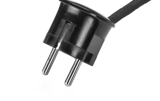 THPG 100870 Winkelstecker Duroplast Schutzkontakt | schwarz
