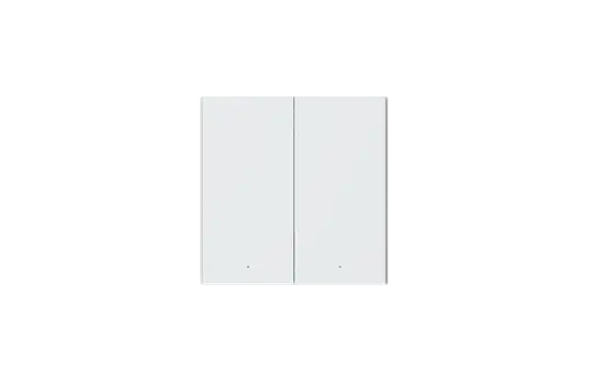 AQARA G-WS-EUK02 Zigbee-Taster H1 2-fach, ohne Neutralleiter | schwarz