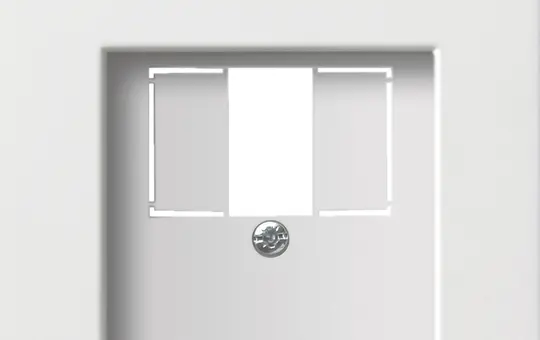 GIRA 037670 Abdeckung für USB-Ladegerät System Fläche 1-fach | reinweiß glänzend