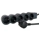 LEGRAND 694564 Steckdosenleiste 5 Steckdosen, flach | schwarz | 3 m