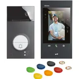 LEGRAND 363926 Flex One Video-Set Linea3000 1 und 2 Ruftasten, Classe300EOS | schwarz