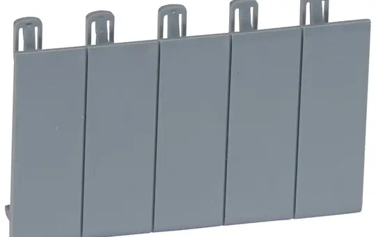 LEGRAND 001961 Abdeckstreifen Plexo³ IP5 5 Module | silbergrau