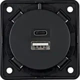 BERKER 926202505 USB-Steckdose Integro USB-A/C, 3,0 A | anthrazit