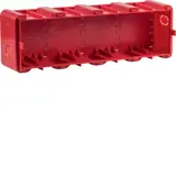 BERKER 18720040 Einbaudose UP-Montage R.8 4-fach | rot