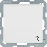 BERKER 6768771909 internationale Steckdose S.1 FR/BE, Klappdeckel, IP44 | polarweiß matt