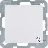 BERKER 6768778989 internationale Steckdose S.1 FR/BE, Klappdeckel, IP44 | polarweiß glänzend