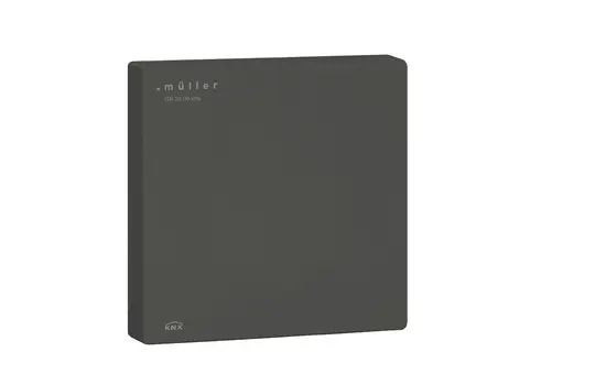 MÜLLER GS 20.00 knxTS KNX-Luftgüteregler VOC-Sensor | tiefschwarz | 55x55 mm