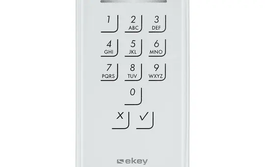 EKEY 101678 Dekorelement integra Glas Keypad | weiß
