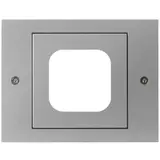 EKEY 203131 xLine Rahmen 1-fach, für Gira TX_44 | aluminiumgrau