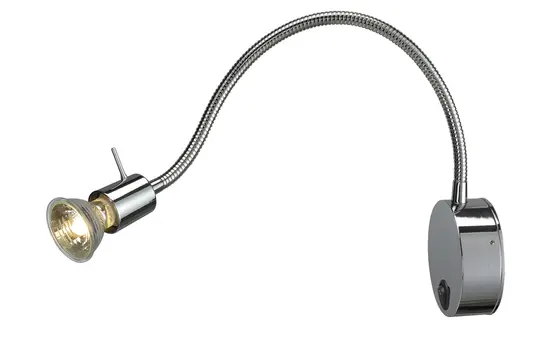 SLV 146692 Wandleuchte DIO FLEX PLATE QPAR51, max. 50 W | chrom