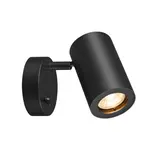 SLV 1000729 Wandleuchte ENOLA B QPAR51, mit Schalter, max. 50 W | schwarz