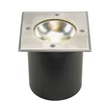 SLV 227604 Outdoor LED-Bodeneinbauleuchte 3000K, IP67, eckig, max. 6 W | edelstahl