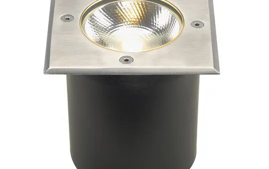 SLV 227604 Outdoor LED-Bodeneinbauleuchte 3000K, IP67, eckig, max. 6 W | edelstahl