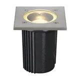 SLV 228434 Outdoor Bodeneinbauleuchte DASAR EXACT 116 QPAR51, IP67, eckig, max. 35 W | edelstahl