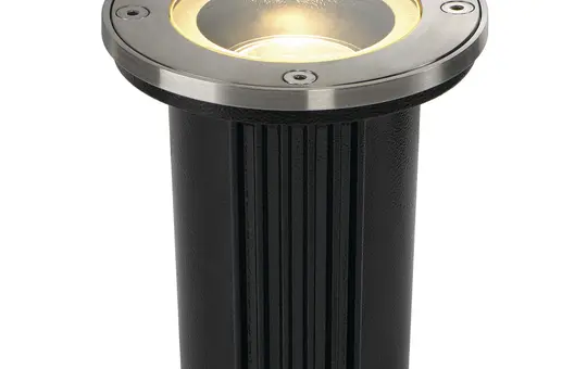 SLV 228430 Outdoor Bodeneinbauleuchte DASAR EXACT 116 QPAR51, IP67, rund, max. 35 W | edelstahl