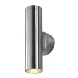 SLV 228776 Outdoor Wandleuchte ASTINA TCR50-SE, IP44, rund, up/down, max. 44 W | aluminium gebürstet