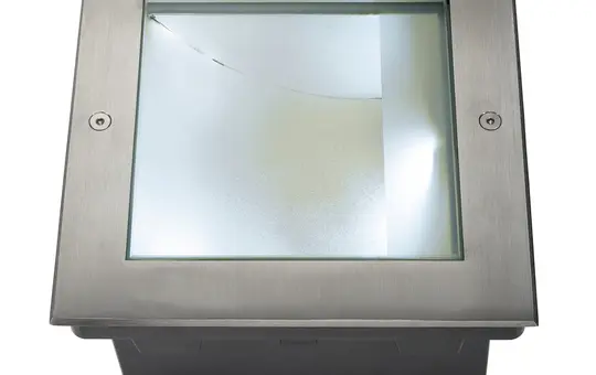 SLV 229381 Outdoor LED-Bodeneinbauleuchte DASAR 255 4000K, IP67, asymmetrisch, 34 W | edelstahl