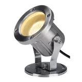 SLV 229741 Outdoor Strahler NAUTILUS 10 SPOT QPAR51, max. 35 W, inkl. 1,5 m Kabel | edelstahl
