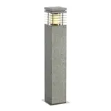 SLV 231411 Outdoor Standleuchte ARROCK GRANITE TC-(D,H,T,Q)SE, IP44, eckig, salt&pepper, max 15 W | granit | 70 cm