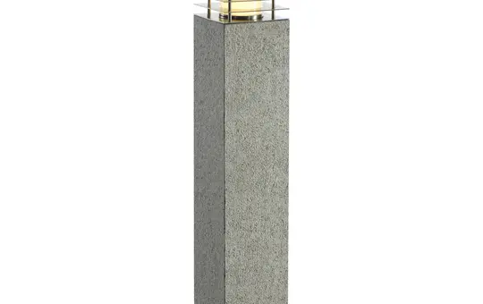 SLV 231411 Outdoor Standleuchte ARROCK GRANITE TC-(D,H,T,Q)SE, IP44, eckig, salt&pepper, max 15 W | granit | 70 cm