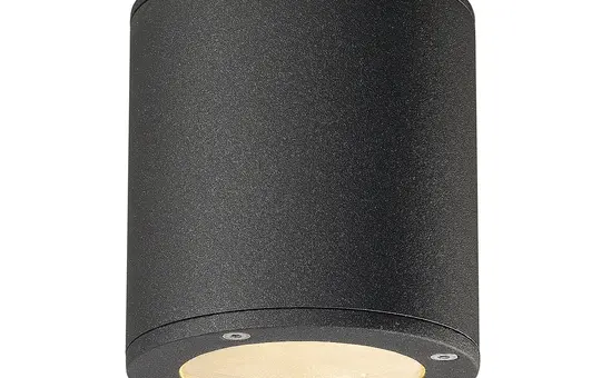 SLV 231545 Outdoor Deckenleuchte SITRA TCR-TSE, IP44, rund, max. 9 W | schwarz