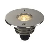 SLV 233500 Outdoor LED-Bodeneinbauleuchte DASAR 920 LV, 3000K, IP67, rund, 12-25 V, 5,6 W | edelstahl