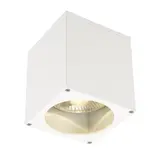 SLV 229551 Outdoor Deckenleuchte BIG THEO QPAR111, IP44, eckig, max. 75 W | weiß