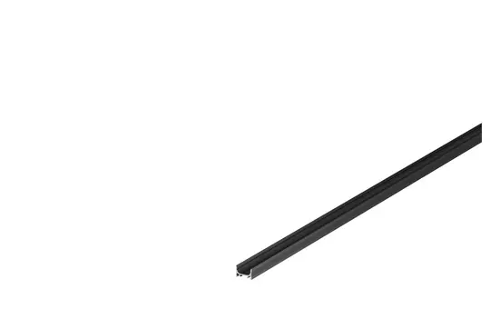 SLV 1000462 LED Aufbauprofil GRAZIA 10 flach, gerillt | schwarz | 2 m