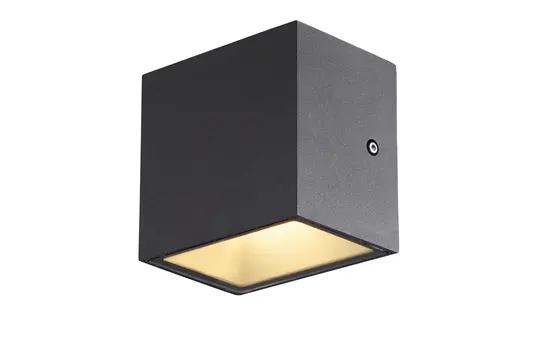 SLV 1005148 Outdoor LED-Wandaufbauleuchte SITRA CCT switch 3000/4000K | anthrazit | 11 x 11 cm