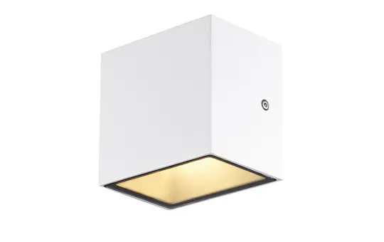 SLV 1005149 Outdoor LED-Wandaufbauleuchte SITRA CCT switch 3000/4000K | weiß | 11x11 cm