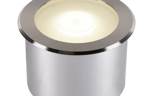 SLV 1006106 Bodeneinbauleuchte DASAR FLAT 120 7 W, 3000K | edelstahl