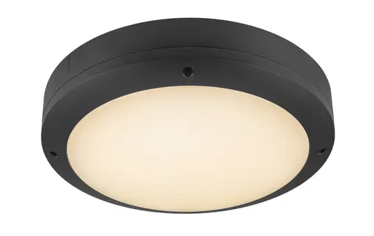 SLV 1007514 Outdoor Deckenleuchte BULKHEAD 360, 20 W, 830/840, IP65, IK10 | schwarz
