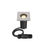 SLV 1007681 Bodeneinbauleuchte DASAR S eckig, 4W, 3000K, 24°, IP67, zylindrisch | anthrazit