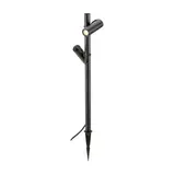 SLV 1007869 Outdoor LED-Stehleuchte HELIA SLIM POLE Double, IP65, 3000K | schwarz