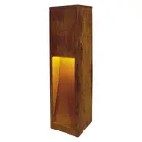 SLV 229410 Outdoor Standleuchte RUSTY SLOT TC-DSE, IP44, max. 11 W | stahl gerostet | 50 cm