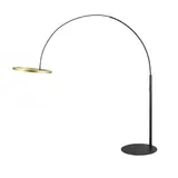 SLV 1006350 Stehleuchte ONE BOW 20 W, 1200/1200lm, 2700/3000K, CRI90, 140° | schwarz/messing