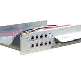 WANTEC 2092 Montagewinkel 19 Zoll für FritzBox 2 HE, FritzBox 7590