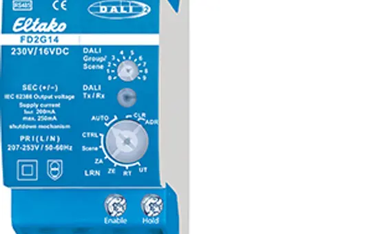 ELTAKO 30014045 RS485-Bus-DALI-2-Gateway bidirektional