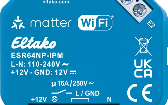 ELTAKO 30064015 Matter Stromstoß-Schaltrelais UP 1S, nicht potentialfrei