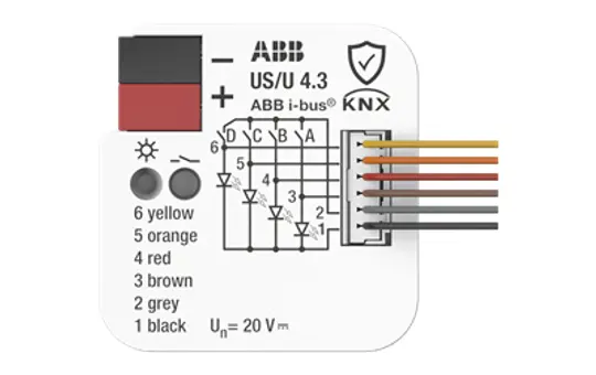 ABB US/U4.3 KNX-Universalschnittstelle 4-fach