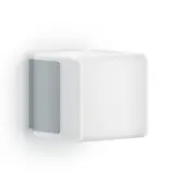 STEINEL 055523 LED-Außenleuchte L 835 SC 9,1 W, 616 lm, IP44, Bewegungsmelder, Bluetooth | silber