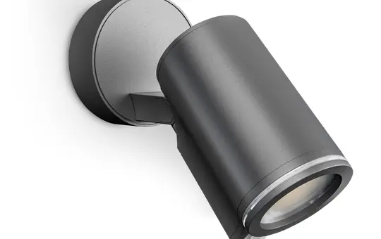 STEINEL 058630 LED-Strahler Spot ONE SC 7,9 W, 512 lm, IP44, Bewegungsmelder, Bluetooth | anthrazit